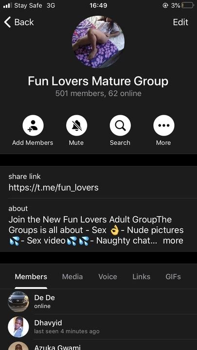 sex group on telegram|Telegram porn: 50+ must.